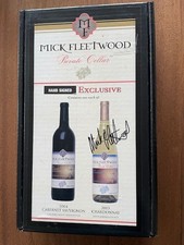 Mick Fleetwood Mac Autographes (3) Private Cellar Wine Box and Bottles Plus Info picture