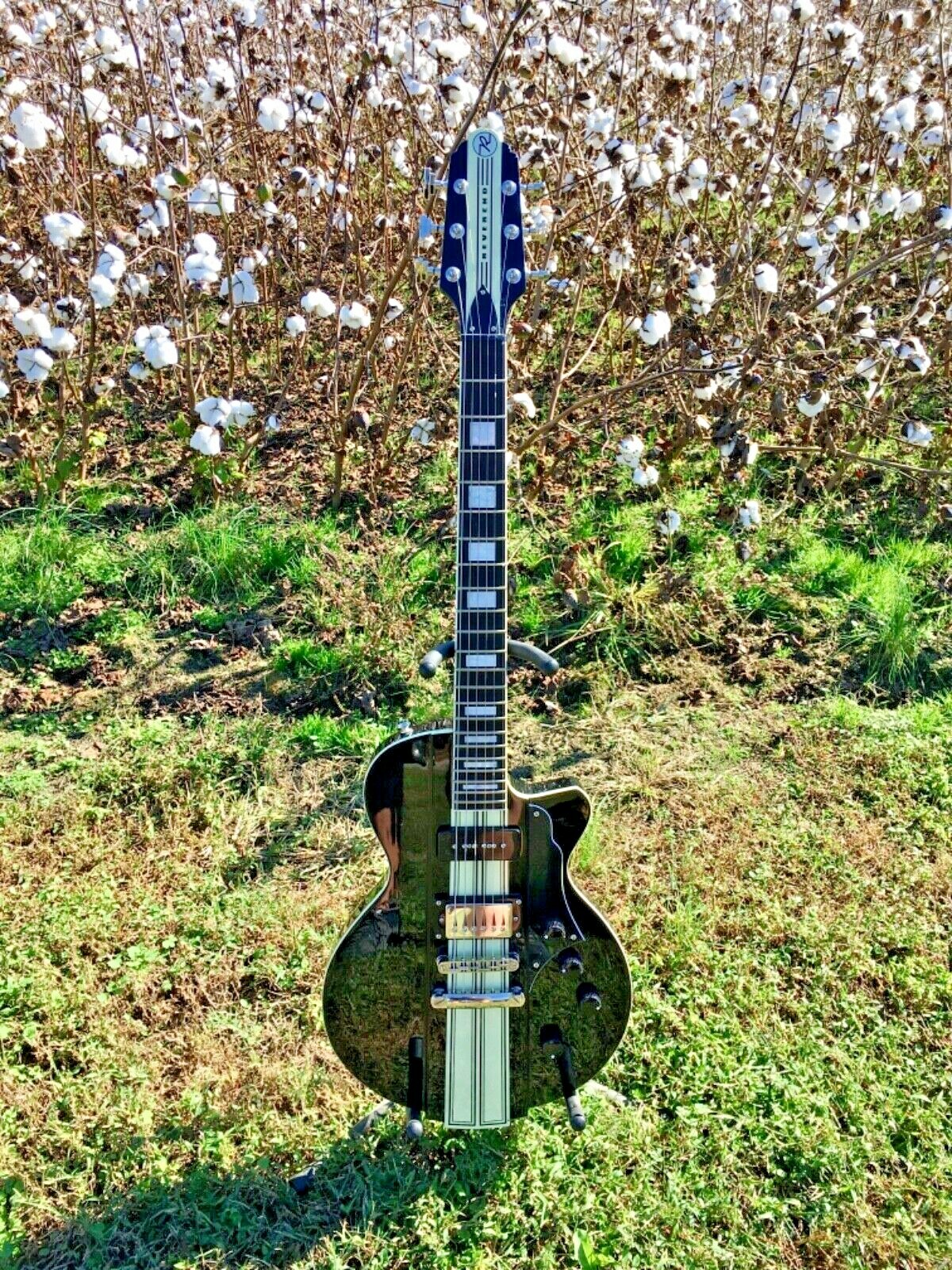 Reverend 2011 Rick Vito Signature ebony electric guitar w/ OHSC Fleetwood Mac Reverend 2011 Rick Vito Signature ebony electric guitar w/ OHSC Fleetwood Mac