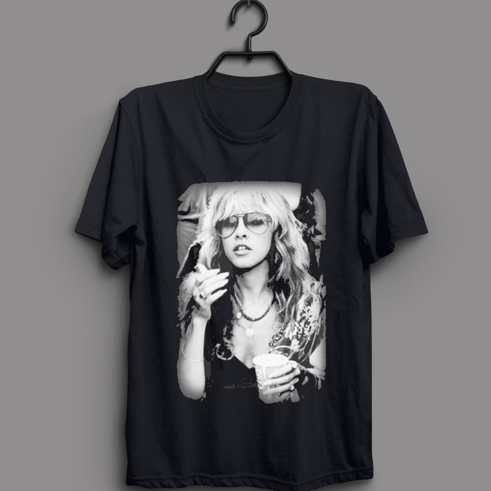 Stevie Nicks Smoking Young T-shirt Unisex Holiday Gift Tee