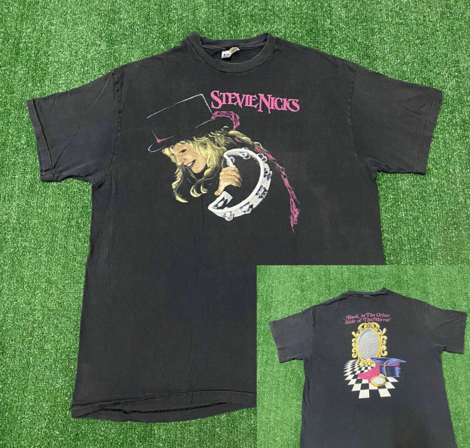 VINTAGE 1989 STEVIE NICKS OTHER SIDE OF THE MIRROR TOUR BAND T-SHIRT