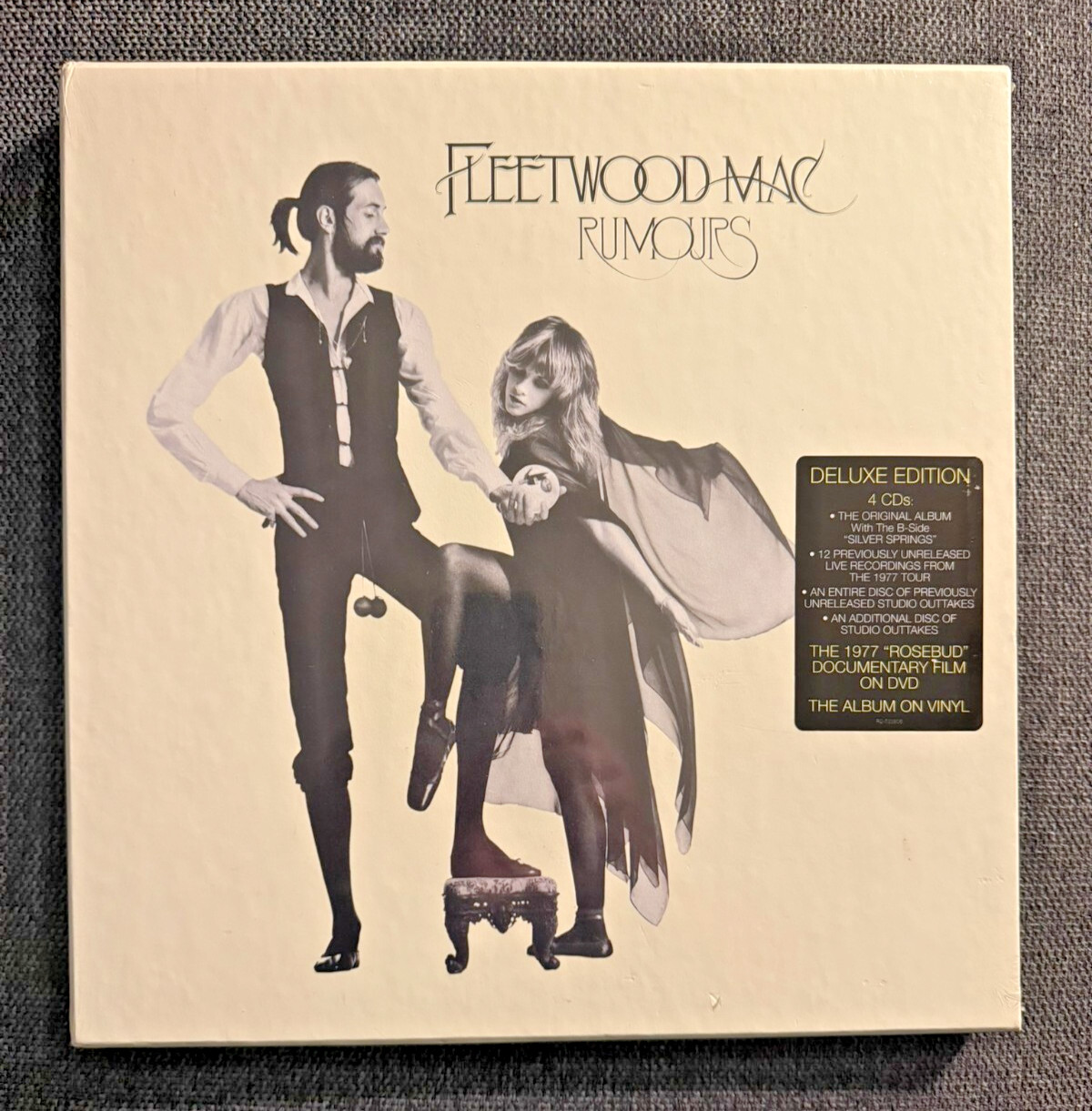 FLEETWOOD MAC - RUMOURS SUPER DELUXE EDITION BOX US *RARE NEW* 4 CD+DVD+VINYL LP