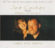 JOE COCKER & BEKKA BRAMLETT TAKE ME HOME CD2 3 TRACK CD SINGLE picture