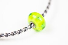 Trollbeads RETIRED Peter Green Bubbles TGLBE-10016 Glass Beads #142 picture
