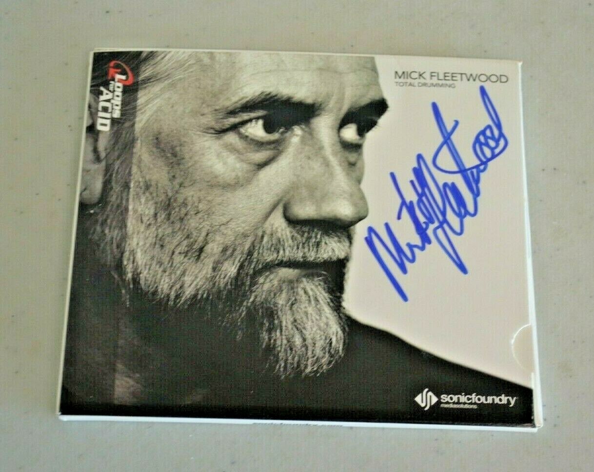MICK FLEETWOOD TOTAL DRUMMING CD SIGNED LOOPS FOR ACID SONIC FOUNDRY (NO COA) MICK FLEETWOOD TOTAL DRUMMING CD SIGNED LOOPS FOR ACID SONIC FOUNDRY (NO COA)