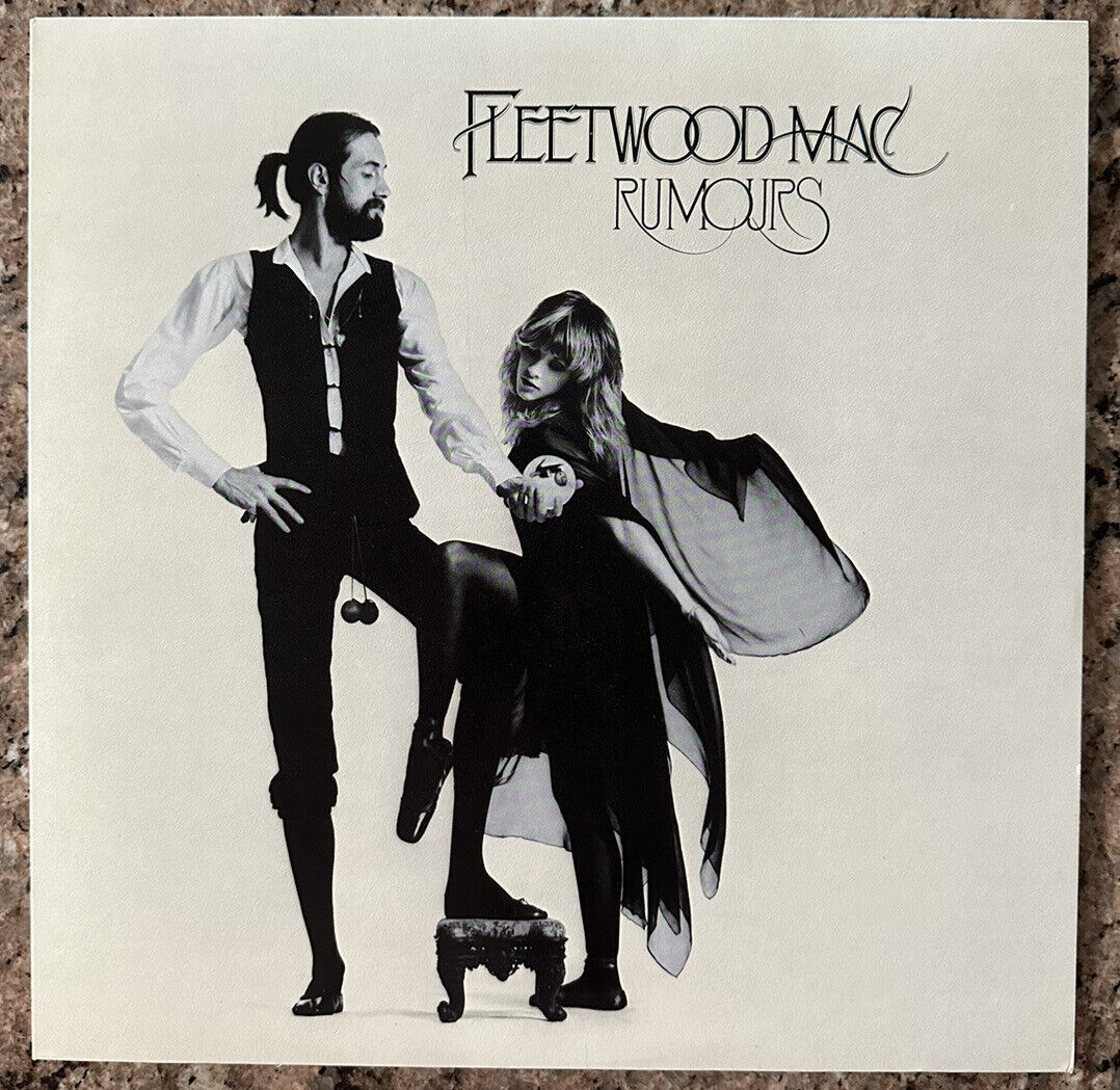 Fleetwood Mac Rumors Vinyl Record 1977 (w/ Lyric Poster)