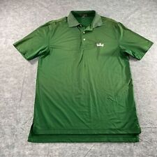 Peter Millar Mens Green Summer Comfort Short Sleeve Big Crown Polo Size S picture