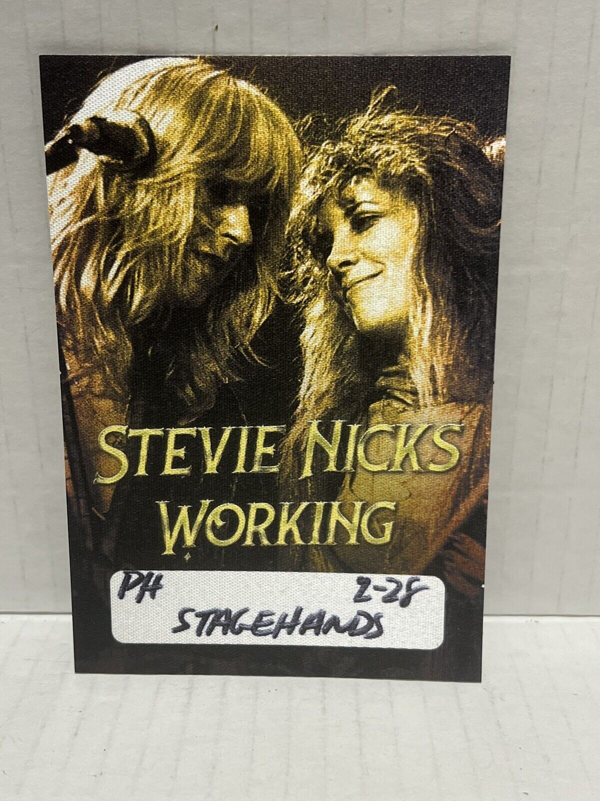 Stevie Nicks 2024 Tour Local Crew Backstage Pass Concert Souvenir Fleetwood Mac