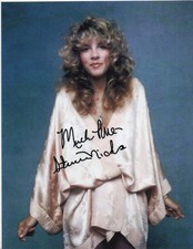 STEVIE NICKS AUTOGRAPHED 8 1/2 X 11  PHOTO / COA picture