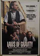 LAWS OF GRAVITY ROLLED ORIGINAL ONE SHEET MOVIE POSTER PETER GREENE (1991) picture