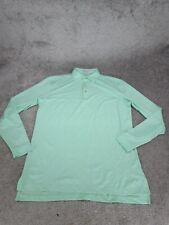 Peter Millar Polo Shirt Mens Medium Summer Comfort Light Green Golf Performance picture