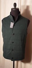 NWT Peter Millar Crown Crafted Cashmere Reversible Vest M Green/Black $798 picture