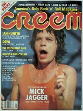 Creem Magazine January 1982 Mick Jagger, Ian Hunter, Devo, Genesis, Stray Cats picture