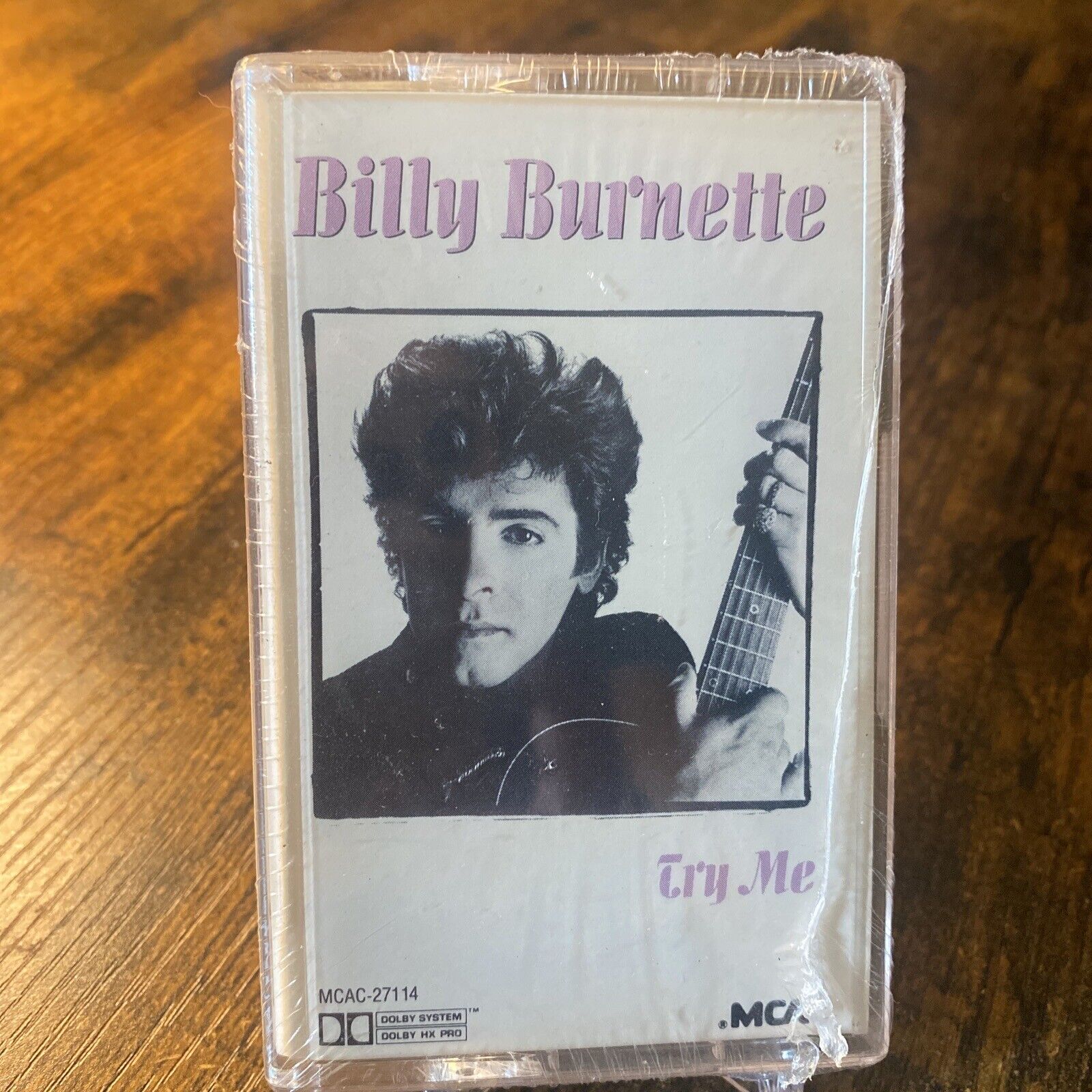Try Me by Billy Burnette (Cassette, 1985) NEW SEALED