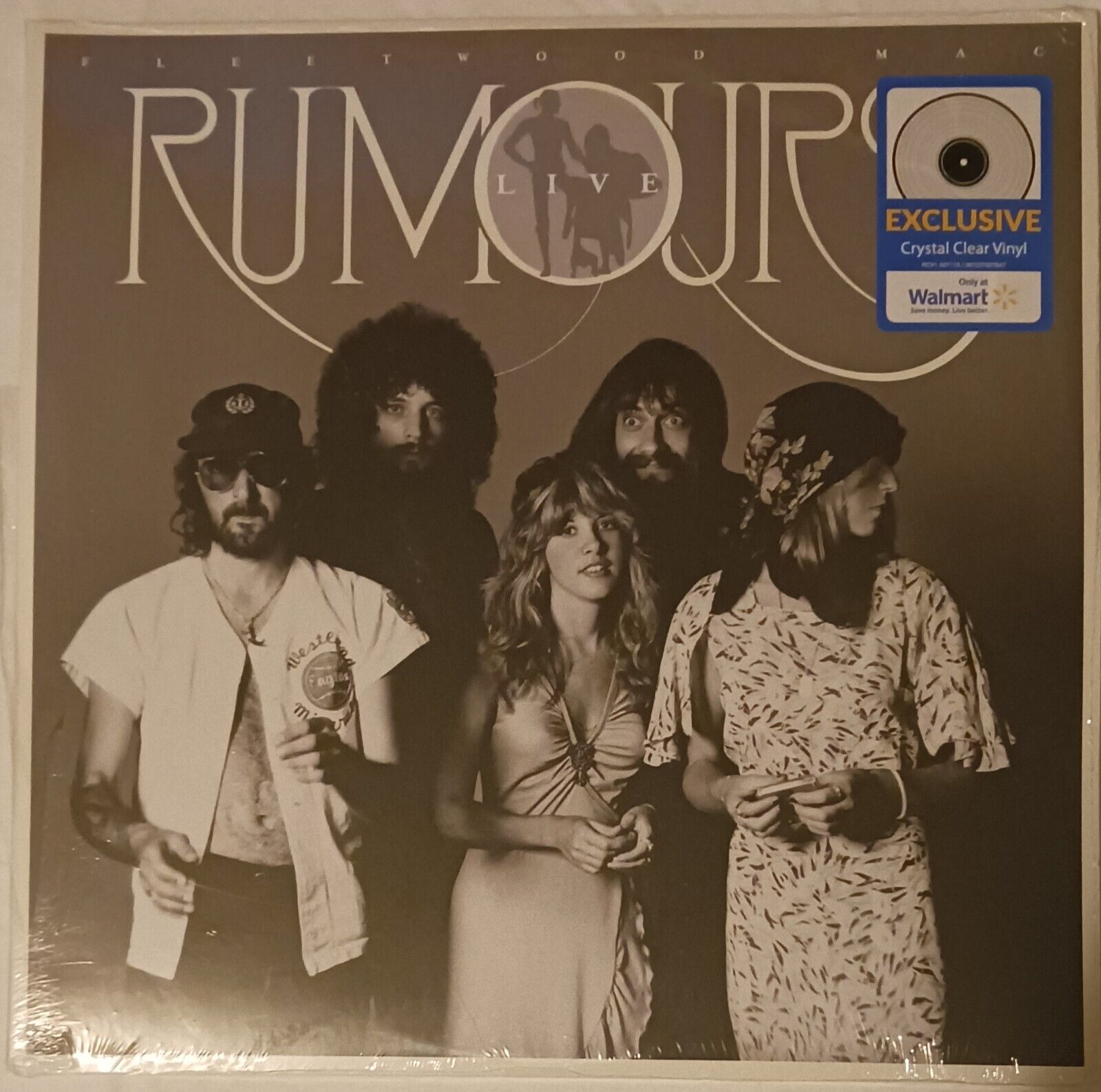 Fleetwood Mac - Rumours Live Walmart Exclusive Crystal Clear Vinyl 2 LP Sealed