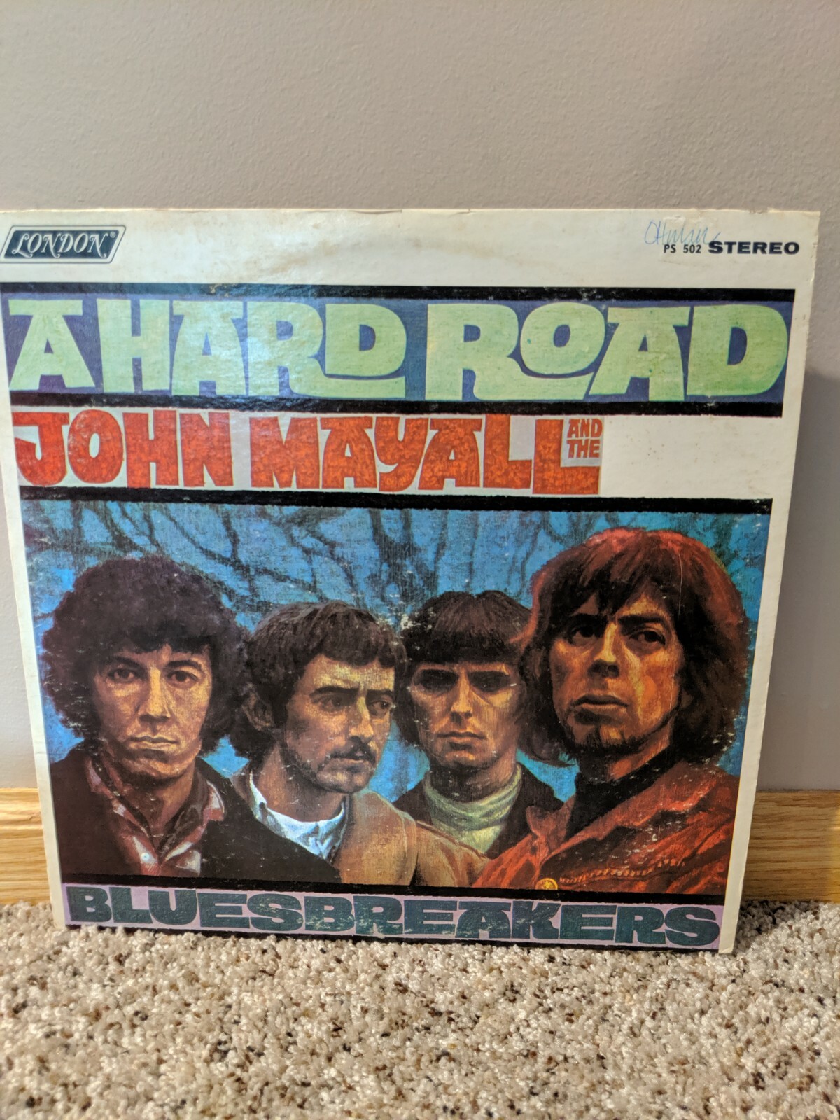 john mayall and the bluesbreakers-a hard road-w/peter green/john mcvie london NM john mayall and the bluesbreakers-a hard road-w/peter green/john mcvie london NM