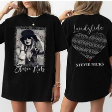 Vintage Stevie Nicks  2 Side Unisex Tshirt Hollywood, Don't Be A Lady Be A Legen picture