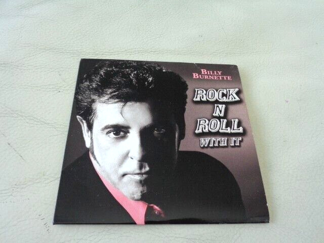 Billy Burnette CD Rock N Roll With It (2011) Rare Rockabilly 12-Tracks Rare OOP