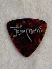 Fleetwood Mac John McVie Signature Tortoiseshell Brown 2004 Tour Guitar Pick picture
