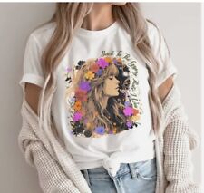 Stevie Nicks Shirt Gypsy That I Was Retro Stevie Nicks T-Shirt Wildflower Vintag picture