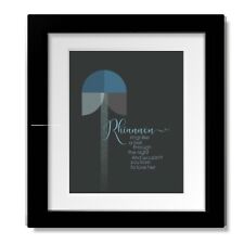 Rhiannon - Fleetwood Mac Song Lyric Art Rock Music Inspired Print Illustration picture