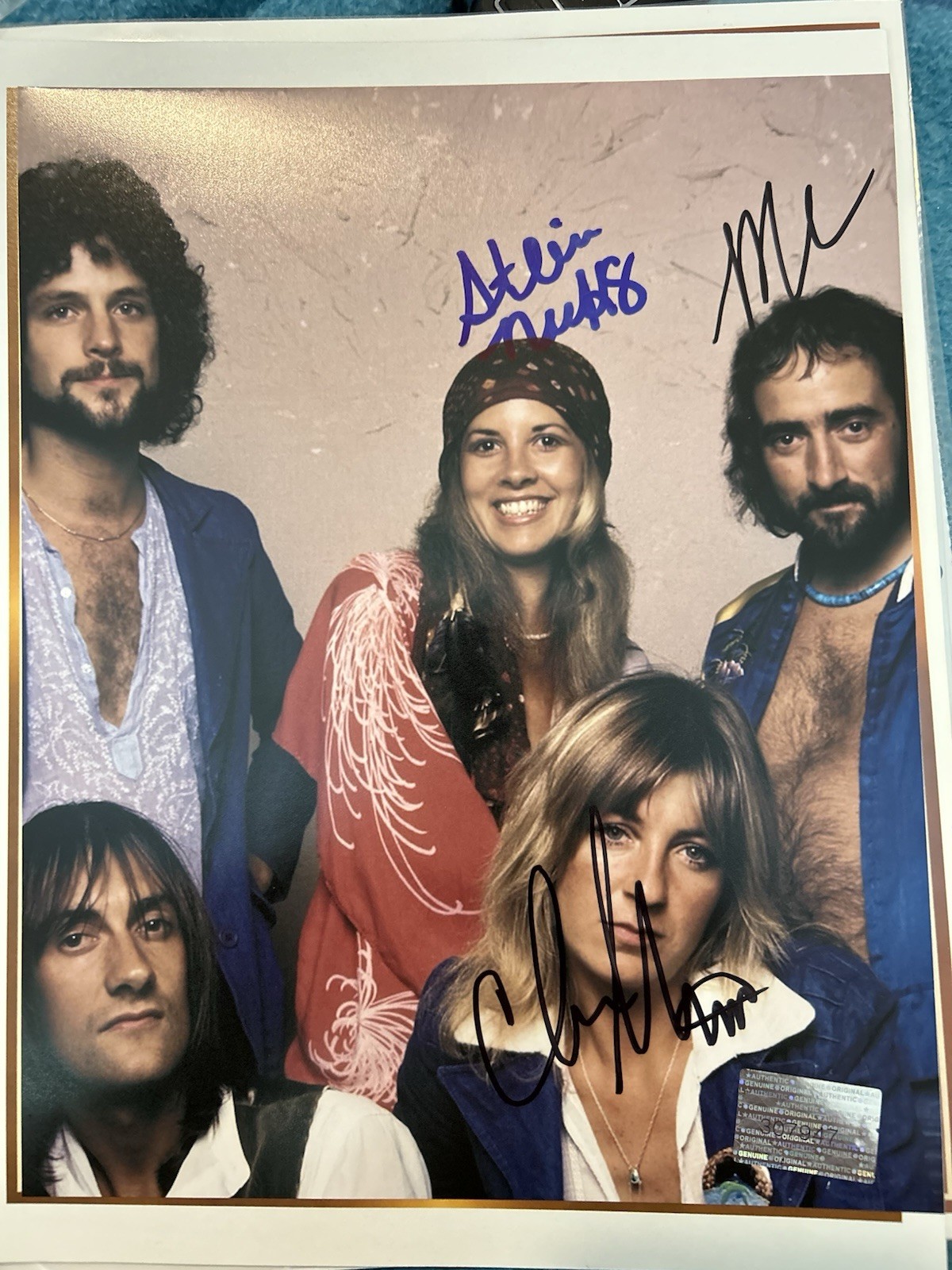 Fleetwood Mac 8 X 10 Autographed Photo With Coa