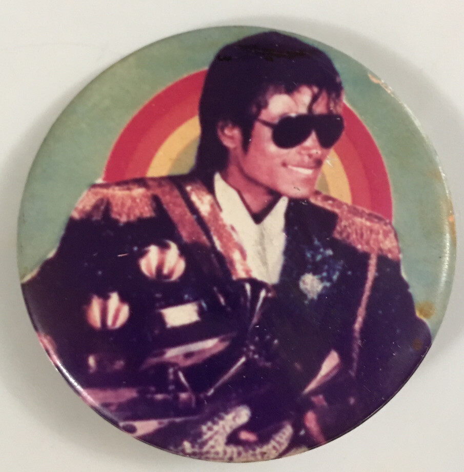 Rare Michael Jackson Rainbow Gay Pride Gay Interest 2.25” Pinback Button Rare Michael Jackson Rainbow Gay Pride Gay Interest 2.25” Pinback Button