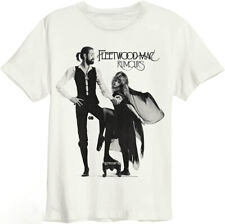 Fleetwood Mac Rumours Tour white short sleeve T shirt vtg Stevie Nicks 90s NH281 picture