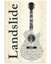 #FleetwoodMac #SteveNicks Landslide Lyrics Song Wall Decor Poster Unframed picture