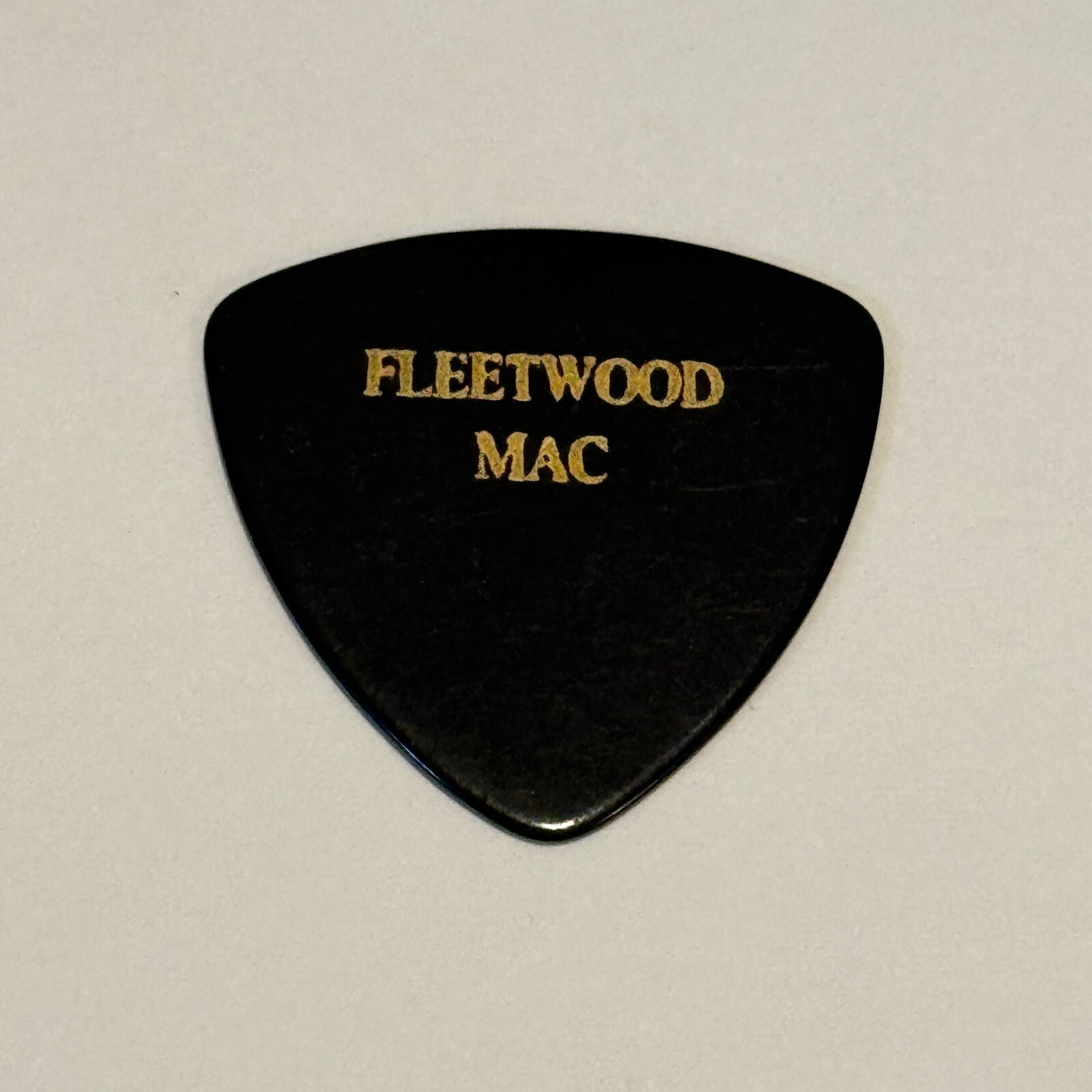 Fleetwood Mac John McVie Guitar Pick 1995 Time Tour Concert Stage Plectrum RARE Fleetwood Mac John McVie Guitar Pick 1995 Time Tour Concert Stage Plectrum RARE