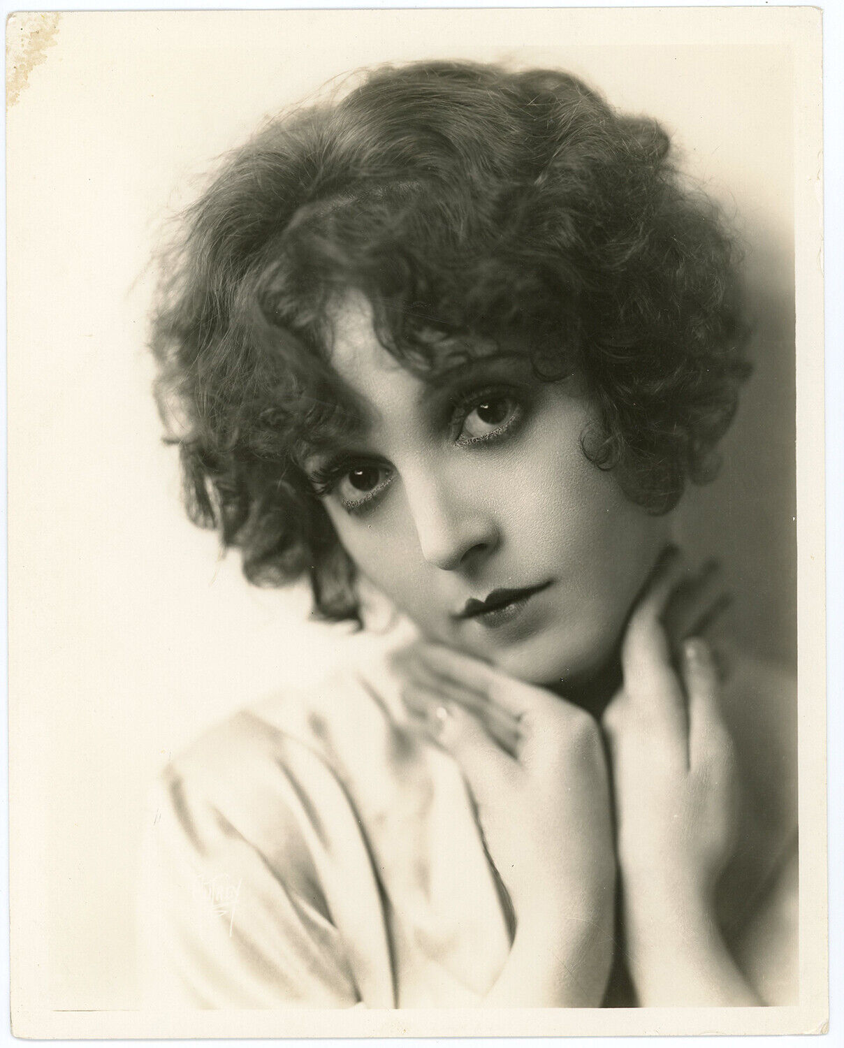 Silent Film Star Madge Bellamy Vintage 1920s Piercing Eyes Glamour ...
