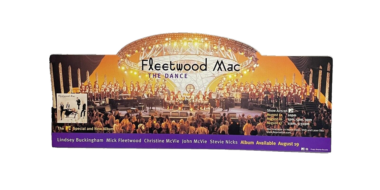 Vintage 1997 Fleetwood Mac The Dance Promo Counter Display Unused Rare