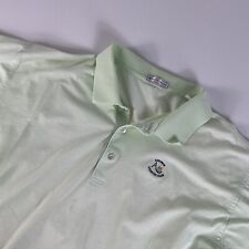 Peter Millar Polo Shirt Short Sleeve Audubon Country Club XXL Green Cotton Menâ€™s picture