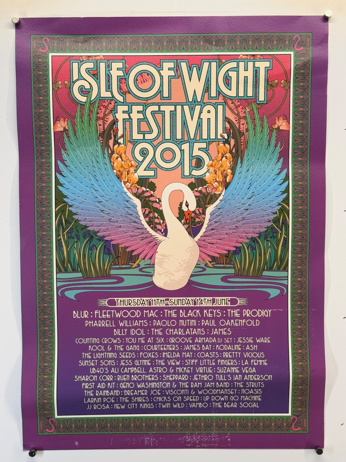 Estate of Christine McVie - Isle of Wight Festival 2015 Official Poster 