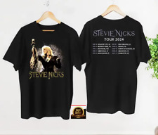 Stevie-Nicks 2024 Live In Tour Music 2 sides Black T-Shirt Gift Fans Music S-5XL picture