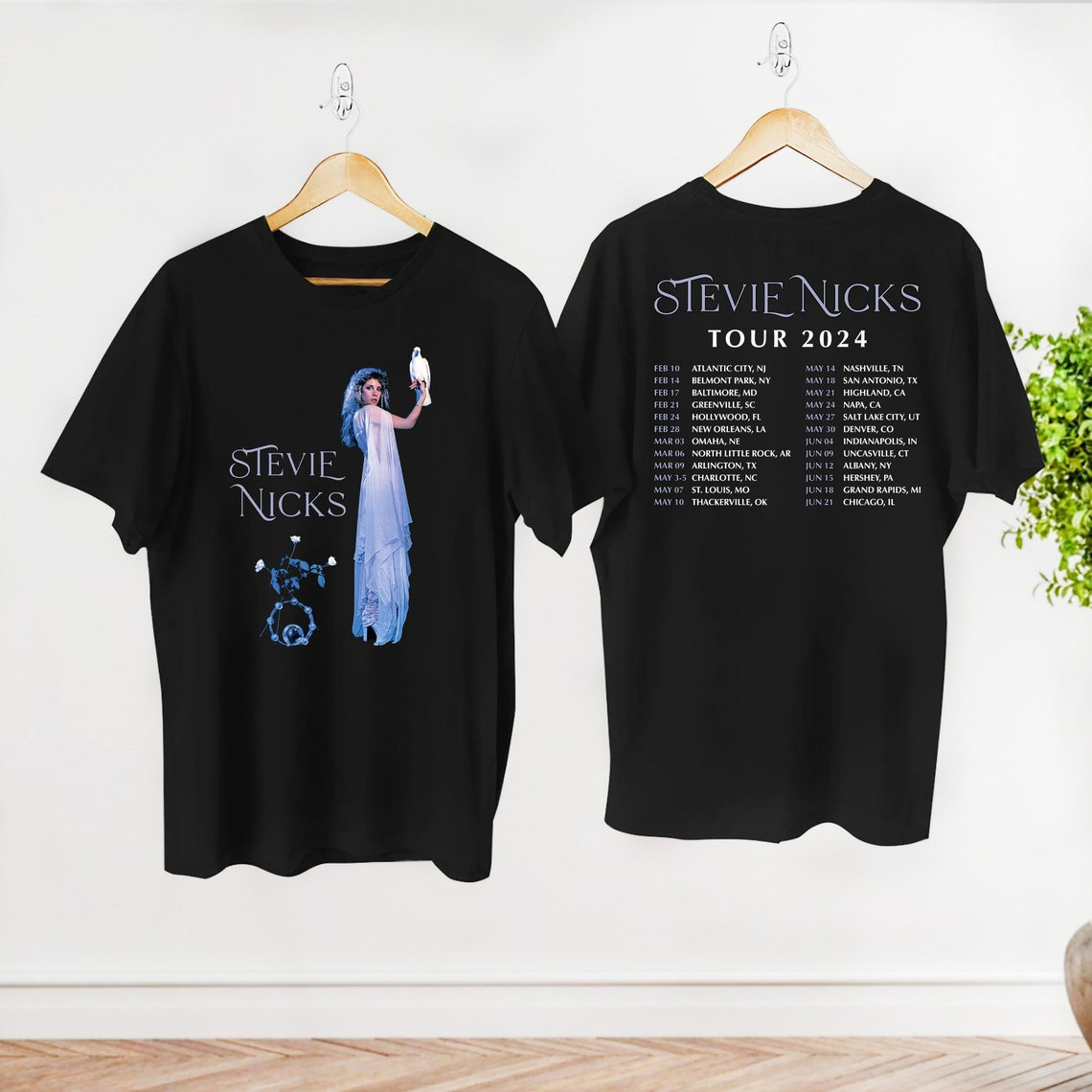 Stevie Nicks 2024 Tour T-Shirt, Stevie Nicks 90s Vintage Shirt, Stevie Nicks Tee