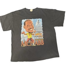 Vintage Donovan McNabb Washington Redskins Peter Green NFL Tee XL 2010 picture