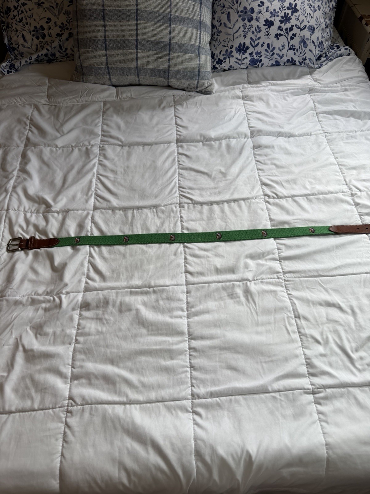 Shinnecock Peter Millar Belt Green 40