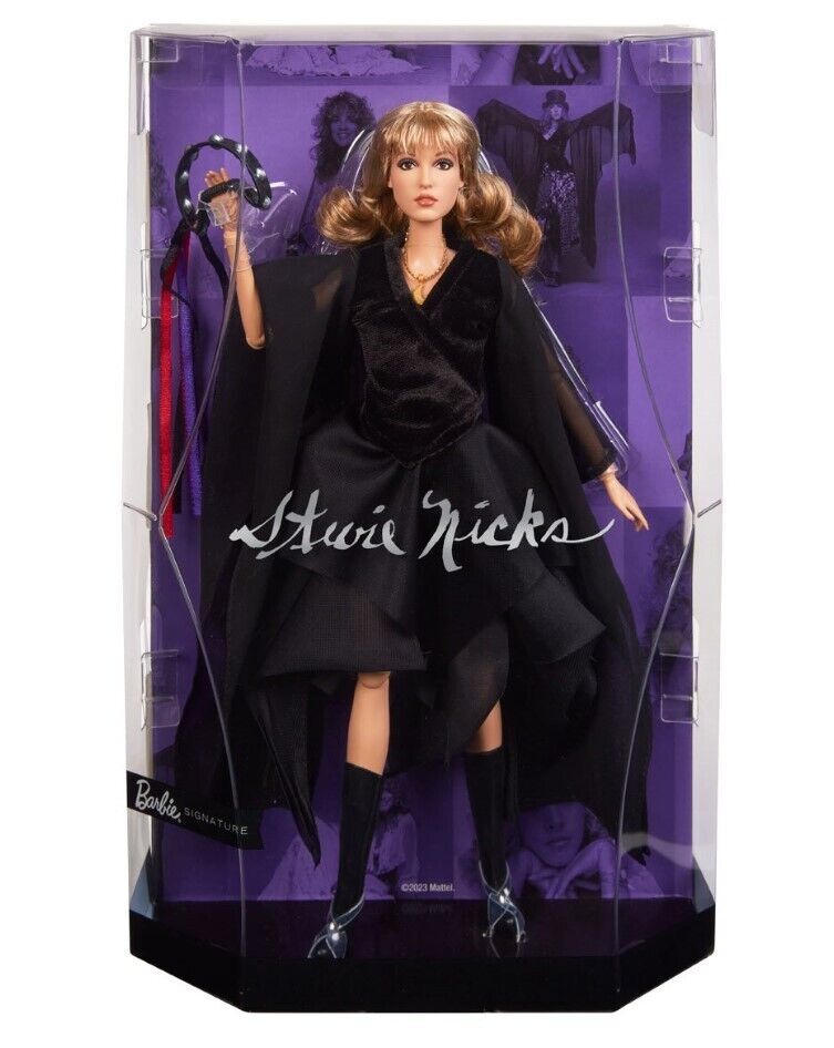 Stevie Nicks Barbie Music Collector Series Doll Black Velvet Dress Preorder