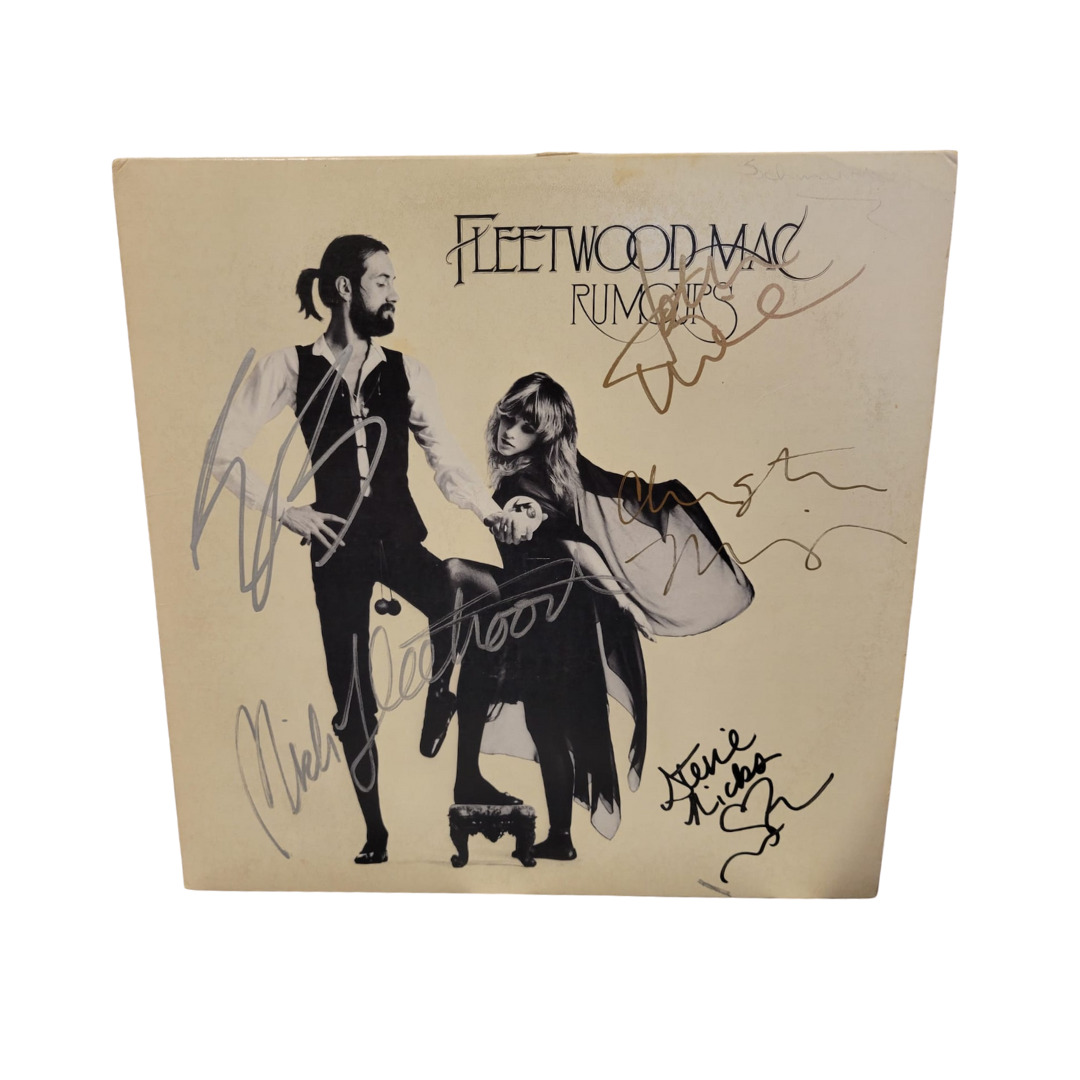 Fleetwood Mac signed lp Rumors by 5 musicians