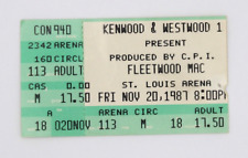 Fleetwood Mac Concert Ticket Stub Nov 20, 1987 St. Louis Arena, St. Louis, MO picture
