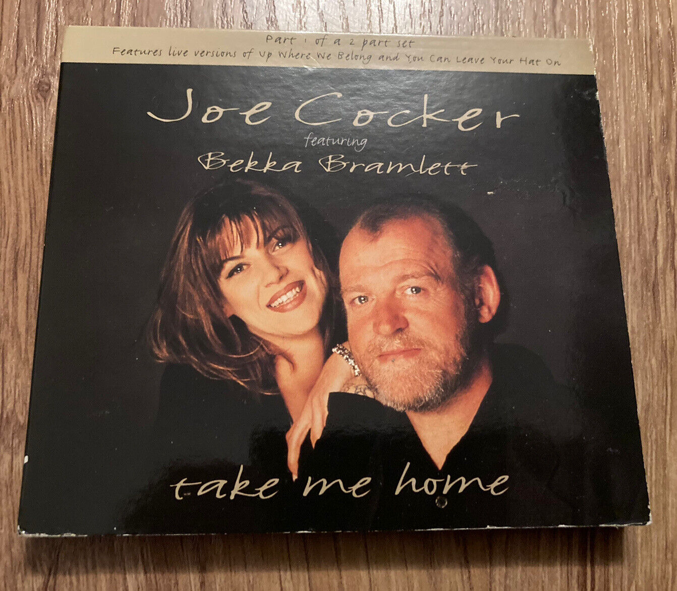 Joe Cocker feat Bekka Bramlett Take Me Home 2 Part CD Single Set