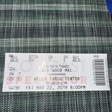 FLEETWOOD MAC Full Concert Ticket Stub PHILLY 4/5/2019 Stevie Nicks picture