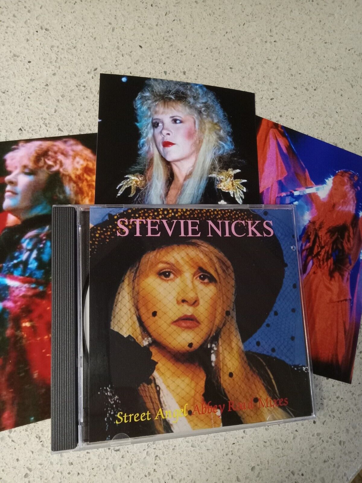 STEVIE NICKS Rare 3 Lot PHOTOS + bonus CD STREET  ANGEL Outtakes / Demos 1993 