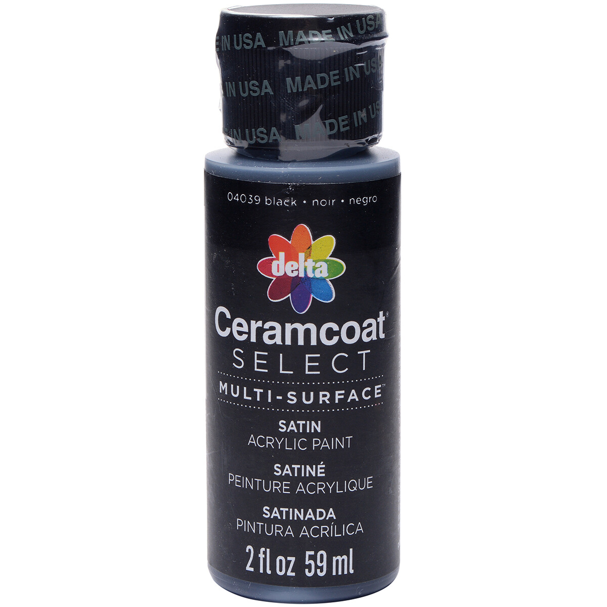 Ceramcoat Select Multi-Surface Paint 2oz-Black , 1 pack of 1 piece Ceramcoat Select Multi-Surface Paint 2oz-Black , 1 pack of 1 piece