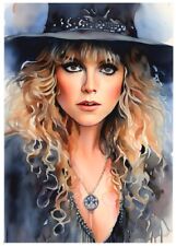 STEVIE NICKS Custom ACEO Fun Novelty Collectable ART Trading Card * ATC picture