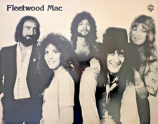 FLEETWOOD MAC ~ EXTREMELY RARE Warner Bros. Promo Poster - 1975 Photo Shoot picture