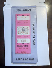 FLEETWOOD MAC TOM PETTY TICKET 1982 US FESTIVAL 3 DAY TICKET MINT BASS picture