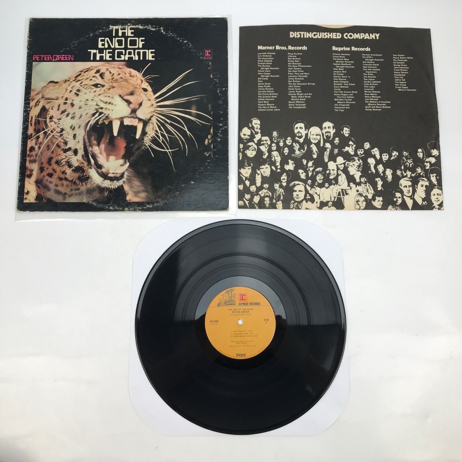 Peter Green The End of The Game LP Vinyl Record Reprise ‎RS 6436 1970