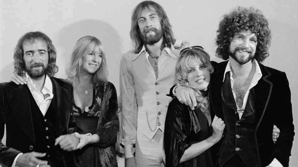 Fleetwood Mac Black And White 8x10 Picture Celebrity Print