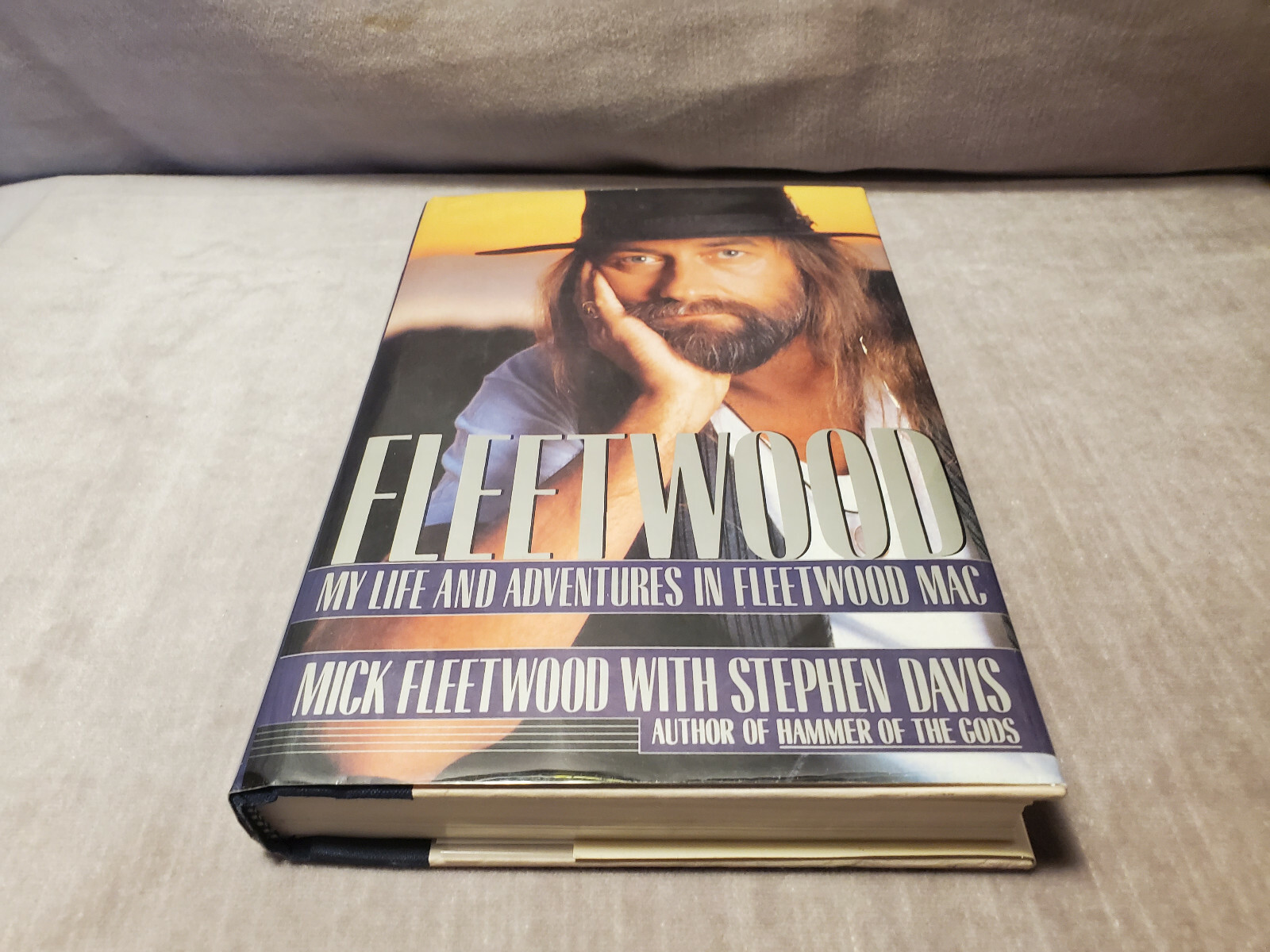 Mick Fleetwood, Signed First Edition Hardcover Book Fleetwood Mac HCDJ for Sale